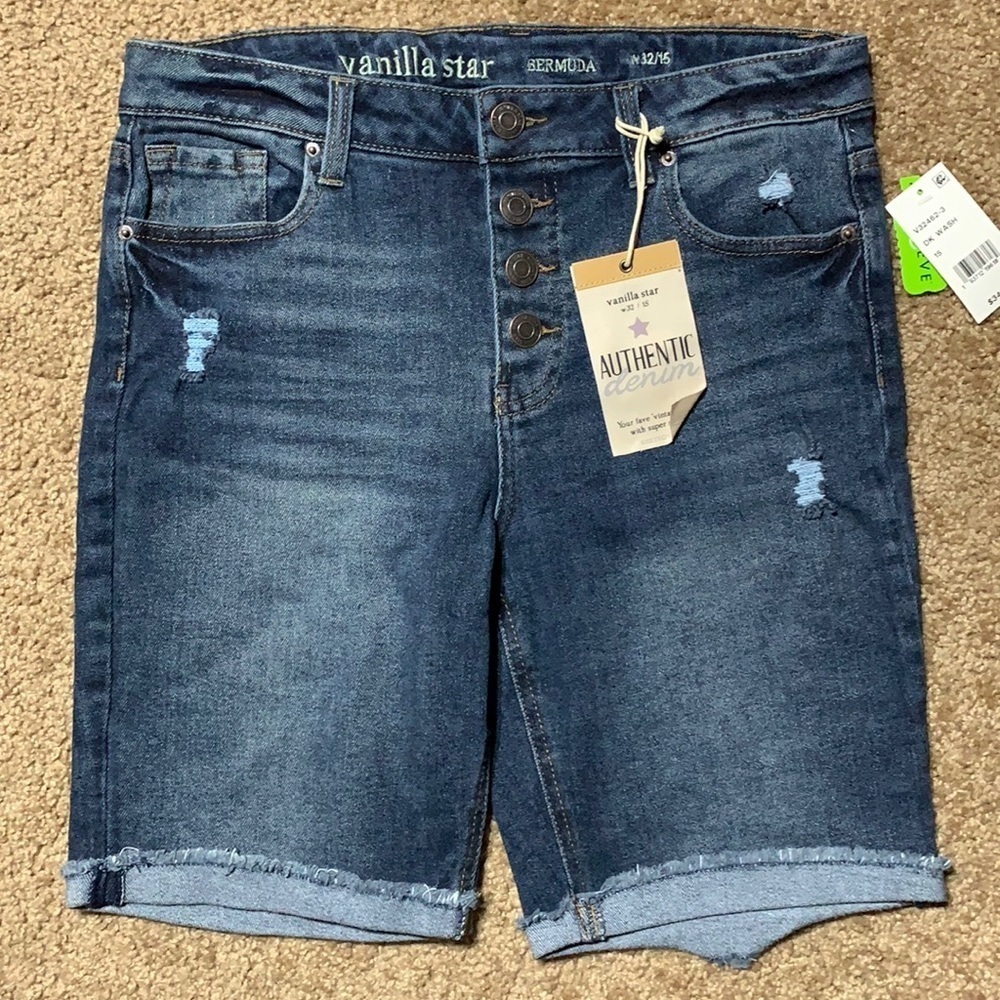 Women’s Vanilla Star Bermuda jeans shorts W32/15